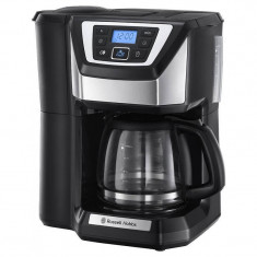 Cafetiera Russel Hobbs Chester Grind and Brew 1025W 1.25 l negru / argintiu foto