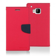 Husa Flip Cover Goospery Fancy Diary Hot Pink Navy pentru HTC ONE M9 foto