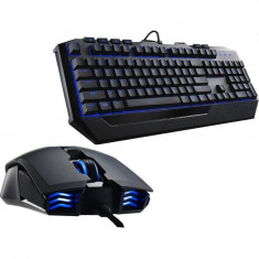 Kit tastatura si mouse CM Storm Devastator II Gaming Gear Combo Blue foto