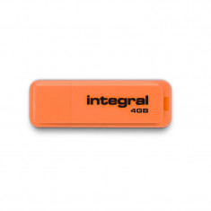 Memorie USB Integral Neon 4GB USB 2.0 Orange foto