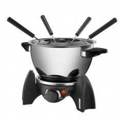 Set fondue electric Unold 500W Negru/Argintiu foto