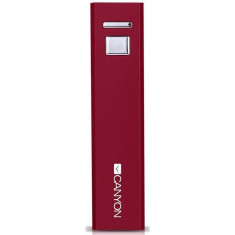 Acumulator extern Canyon CNE-CSPB26R 2600 mAh Red foto