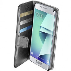 Husa Flip Cover Cellularline BOOKAGGALS7EK Agenda Negru pentru Samsung Galaxy S7 Edge foto