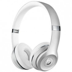 Casti Beats cu banda Solo 3 by Dr. Dre Wireless Silver foto