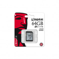 Card Kingston SDXC 64GB Clasa 10 UHS-I 45MB/s foto