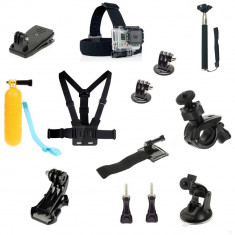 Kit 13 in 1 accesorii pentru camere sport foto