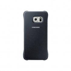 Husa Protectie Spate Samsung EF-YG925BBEGWW neagra pentru Samsung G925 Galaxy S6 Edge foto