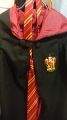 Costum/Pelerina/Cravata - Harry Potter Griffindor - Cercetas/ Cadou foto