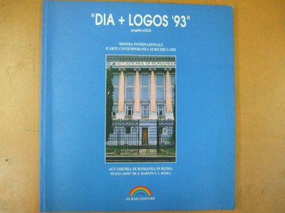 Dia + Logos 1993 Roma album expozitie Roma Academia Romana accademia di Romania foto