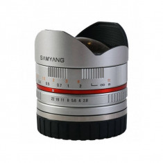 Obiectiv Samyang 8mm f2.8 Fisheye II Silver montura Sony E foto