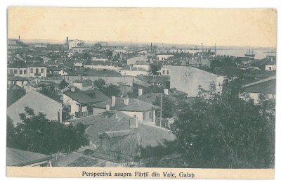 3435 - GALATI, Panorama - old postcard - unused foto