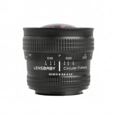 Obiectiv LensBaby Circular Fisheye 5.8mm montura Fuji X foto