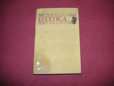 Estetica - Nicolai Hartmann foto