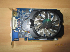 Placa video GIGABYTE GeForce GT 420, 2GB DDR3, 128-bit perfect functionala foto