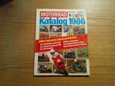 MOTORRAD Katalog 1986 - 17 Ausgabe Jahrgang - 218 p.; lb. germana foto