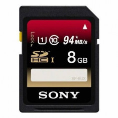 Card Sony SDHC 8GB SF8UX - card memorie clasa 10, UHS-I 94MB/s foto