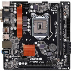 Placa de baza Asrock H110M-DVS R3.0 Intel LGA1151 mATX foto