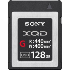 Card Sony XQD Seria G, 128GB, 440MB/s citire, 400MB/s scriere foto