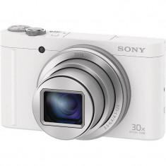 Aparat foto compact Sony DSC-WX500 18.2 Mpx zoom optic 30x WiFi Alb foto
