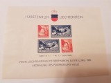 liechtenstein 1936 vederi in vaduz/ colita nestampilata MH