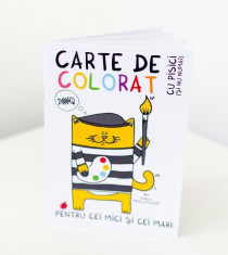 Carte de colorat cu pisici (si nu numai) - 48 pagini foto