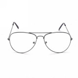 Ochelari lentila transparenta protectie gen unisex model retro husa inclusa