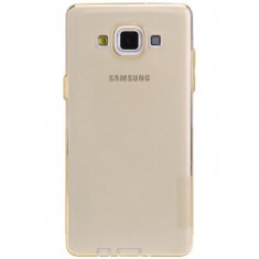 Carcasa protectie spate slim 0.6 mm pentru Samsung Galaxy A5 SM-A500F - gold foto