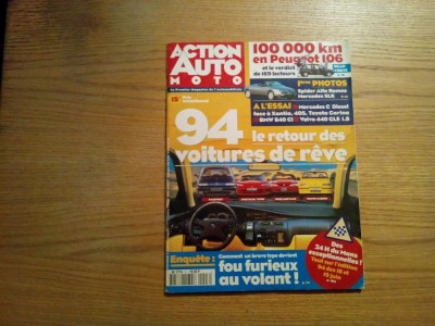 ACTION AUTO MOTO - Juin 1994 - No.3 - 130 p. foto