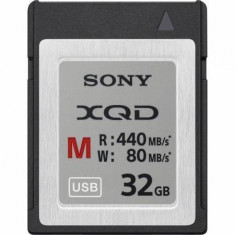 Card Sony XQD Seria M, 32GB, 440MB/s citire, 80MB/s scriere foto