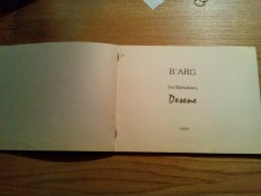 B`ARG - ION BARBULESCU - Desene - editie: Teodosia Oprescu - Album, 91 p. foto