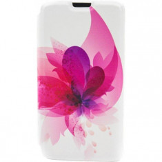 Husa Flip Cover Tellur Folio pentru telefon Samsung Galaxy S5 Pink Flower foto