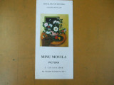Minu Movila pictura pliant expozitie Cercul Militar National Bucuresti 2000