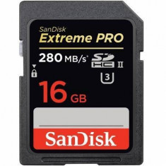 Card Sandisk SDHC 16GB Extreme Pro UHS-II 280 Mb/s SDSDXPB-16GB foto