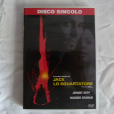 Jack lo squartatore - johnny depp - dvd-b200