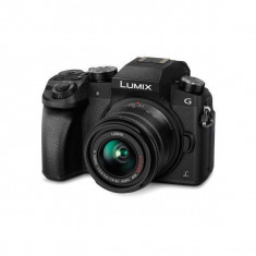 Aparat foto Mirrorless Panasonic Lumix DMC-G7 16.1 Mpx Black Kit 14-42mm II MEGA OIS foto