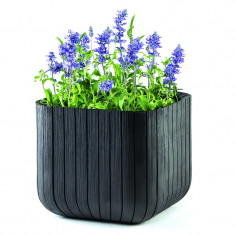 Ghiveci imitatie lemn CUBE PLANTER L CURVER foto