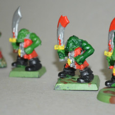 Lot figurine miniaturi WARHAMMER ORCS AND GOBLINS ARMY (3)