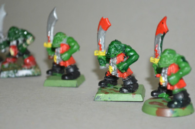 Lot figurine miniaturi WARHAMMER ORCS AND GOBLINS ARMY (3) foto