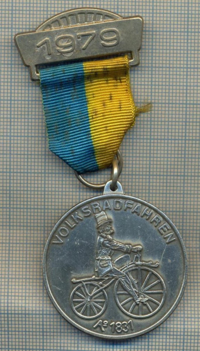 ZET 514 MEDALIE SPORTIVA -CICLISM - VOLKSRADFAHREN-RADSPORTVEREIN BLAU-GELB-1979