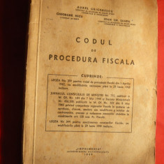 A.Grigorescu si colectiv - Codul de Procedura Fiscala 1948 Ed.Imprimeria