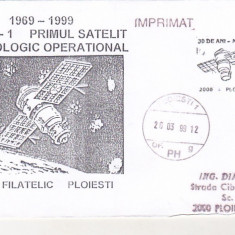 bnk fil Astrofilatelie - plic ocazional - Meteor 1 1969-1999