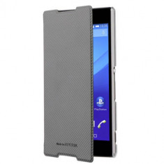 Husa Flip Cover Roxfit Ultra Slim Book Case Negru pentru Sony Xperia Z5 Compact foto