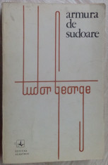 TUDOR GEORGE: ARMURA DE SUDOARE(SONETE 1972)[dedicatie+invitatie pt TEODOR PACA] foto