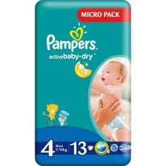 Scutece PAMPERS Active Baby 4 Small Pack 13 buc foto