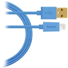 Cablu de date Hama U6108964 Lightning 0.9m albastru foto