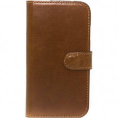 Husa Flip Cover Tellur pentru Samsung S4 Leather Brown foto