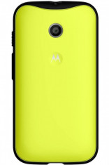 Husa Protectie Spate Motorola Grip Shell yellow pentru Moto E foto