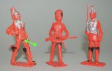 Lot 3 figurine plastic miniaturi soldati Cherilea Toys England