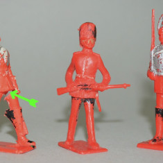 Lot 3 figurine plastic miniaturi soldati Cherilea Toys England