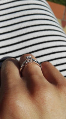 Inel de logodna diamant H Samuel, princess cut foto